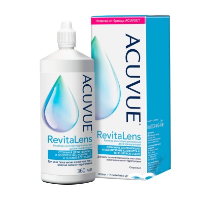 Раствор ACUVUE Revitalens 360ml в интернет-магазине LOOK 72 город Тюмень