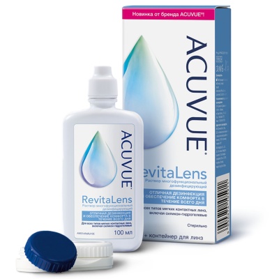Раствор ACUVUE Revitalens 100 ml в интернет-магазине LOOK 72 город Тюмень